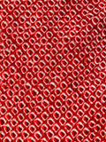 Fully Shibori Red Tiles BRAND NEW