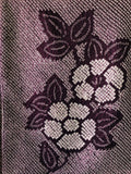 Fully Shibori Purple Camellia Flower
