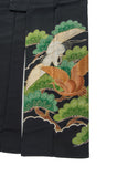 Tomesode Kimono With Cranes Embroidery