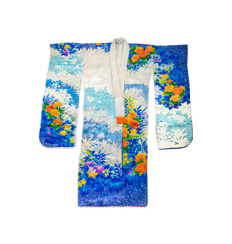 Furisode Kimono With Embroidery