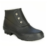 Spats Boots Short Black Python