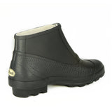 Spats Boots Short Black Python